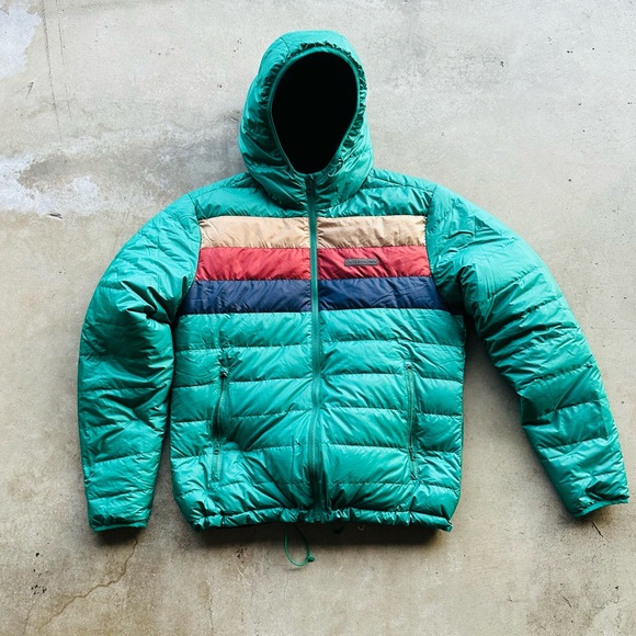 Outerknown Other - Outerknown Reversible Hooded Chromatic Puffer Jacket Men’s L Marine Rainbow
